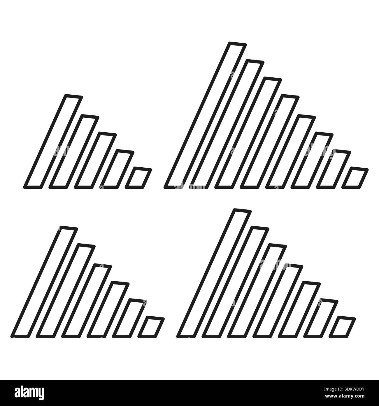 Grafici straordinari. Magnifici grafici aziendali. Sofisticato vettore statistico. Indicatori analitici eccezionali. EPS 10. Illustrazione Vettoriale