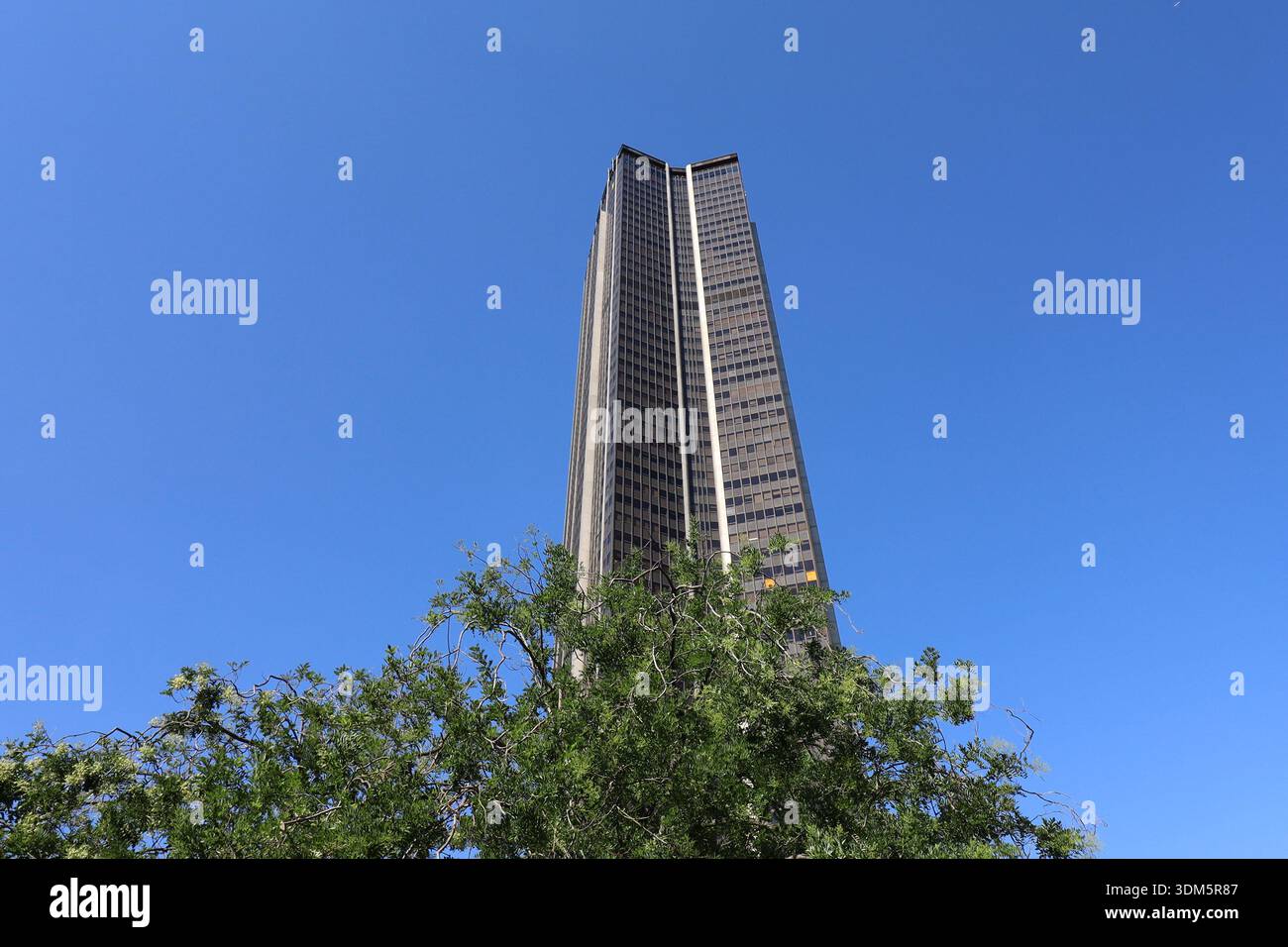 La tour Montparnasse, tour inaugurée en 1973, vue de l'extérieur, ville de Paris, Région Ile de France, Francia Foto Stock