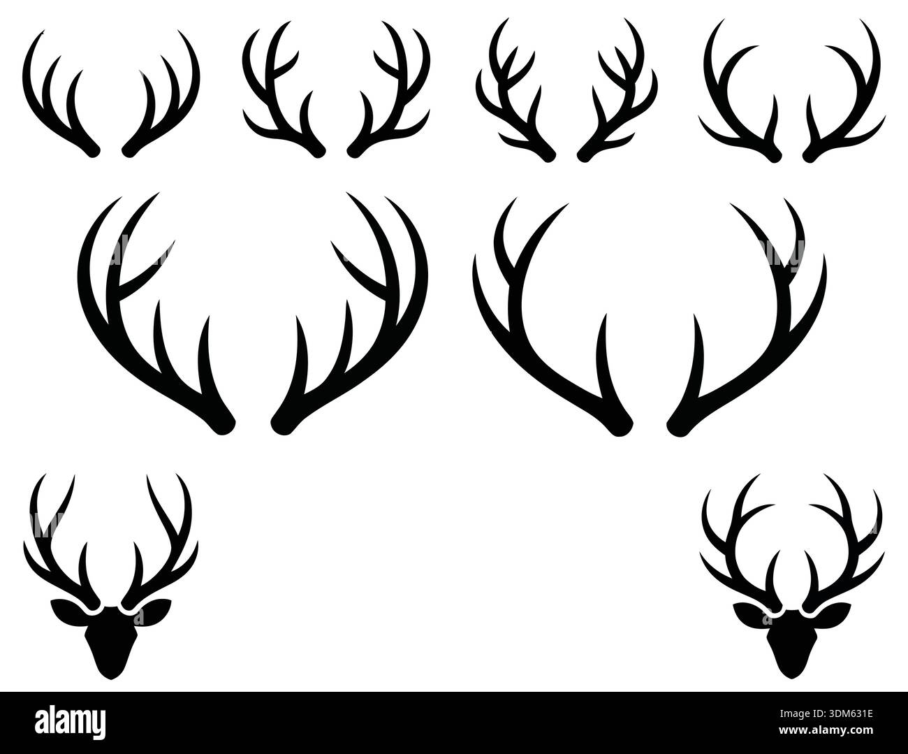 Illustrazione vettoriale serie di antagonisti Illustrazione Vettoriale