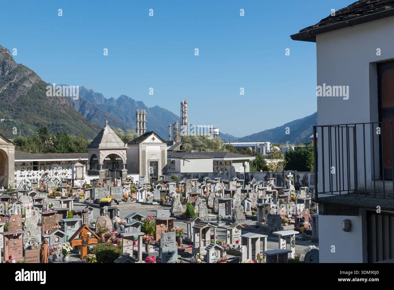 Pieve Vergonte, una delle zone industriali più inquinate d’Italia Foto Stock