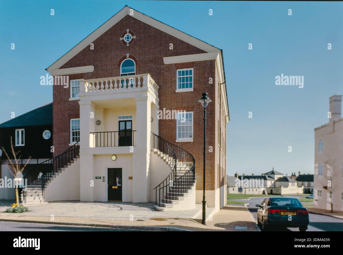 Casa a Poundbury, Dorchester, Dorset Regno Unito Foto Stock