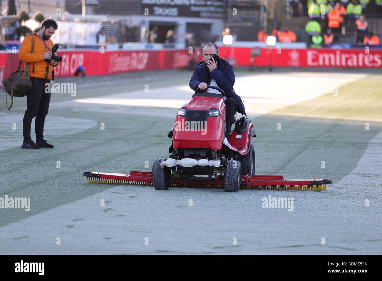 Macclesfield, Regno Unito. 10 gennaio 2026 il Macclesfield ha battuto il Crystal Palace nel terzo turno di fa Cup. Credito Peter Simmons / Alamy Foto Stock