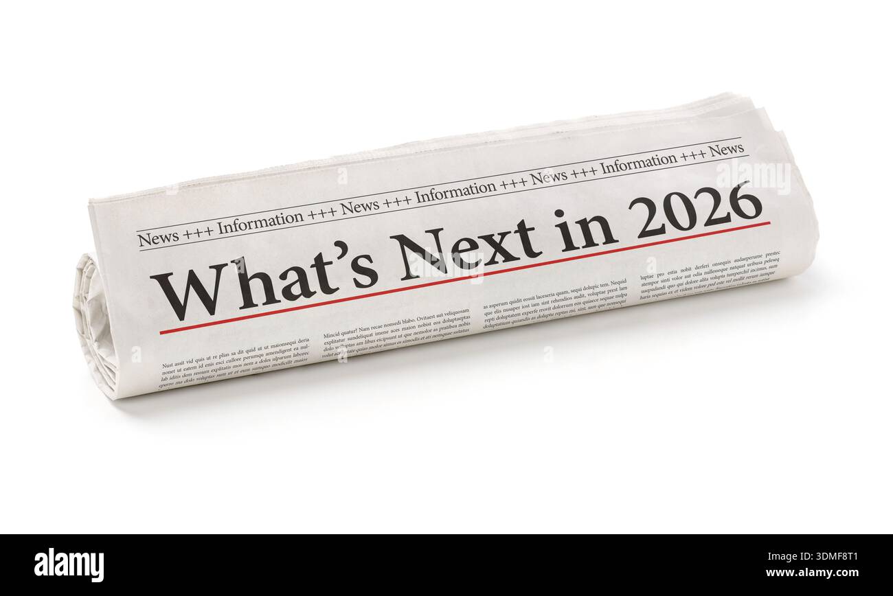 Cosa succederà nel 2026 Foto Stock