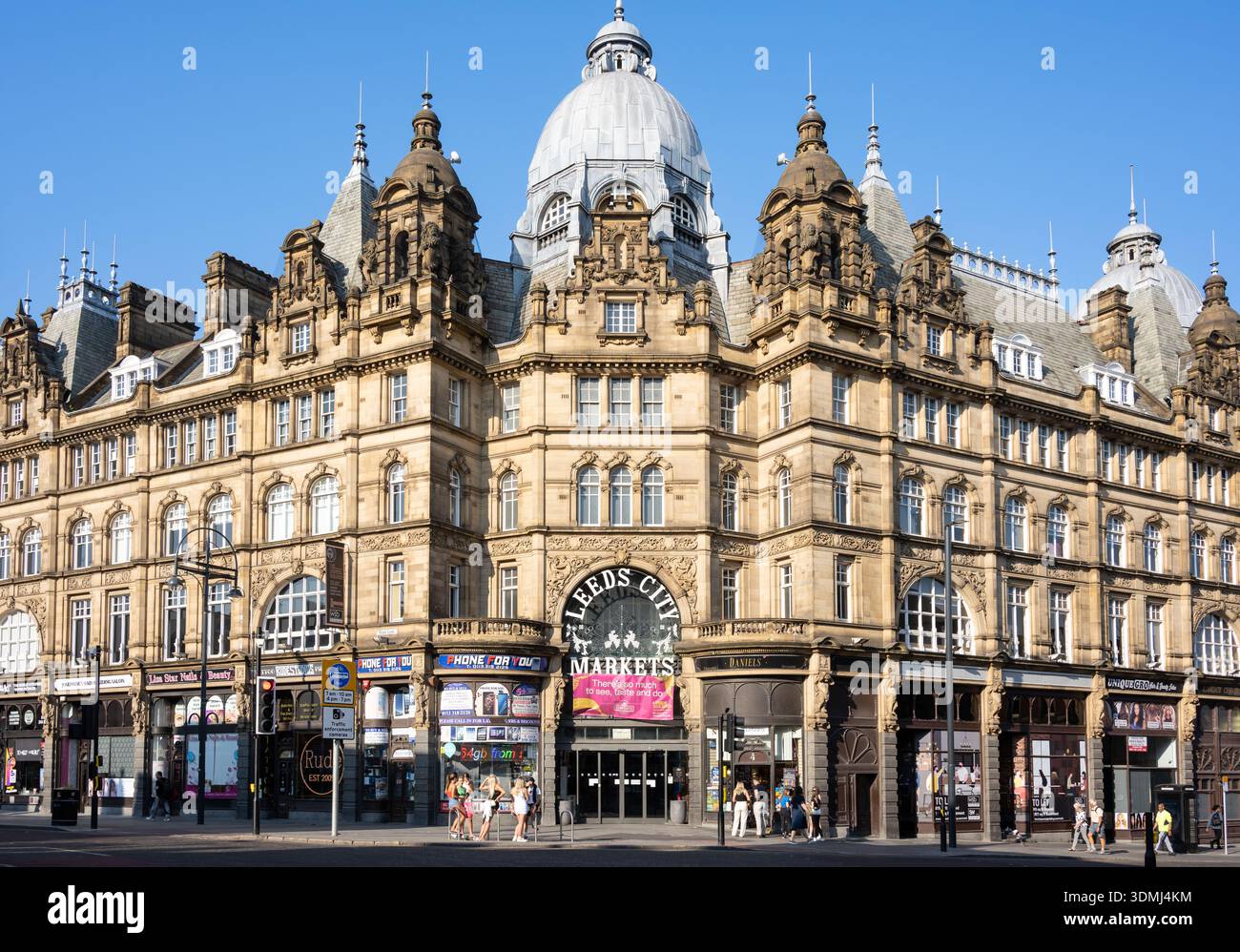 Leeds City Markets, Leeds, Foto Stock