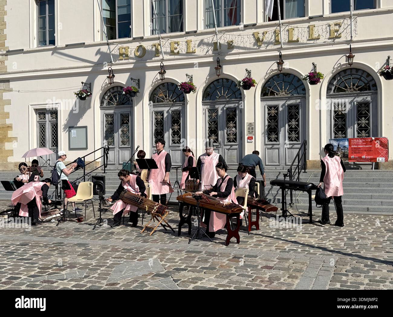 Honfleur, Korea live festival, Calvados, Normandia, Francia, Europa Foto Stock