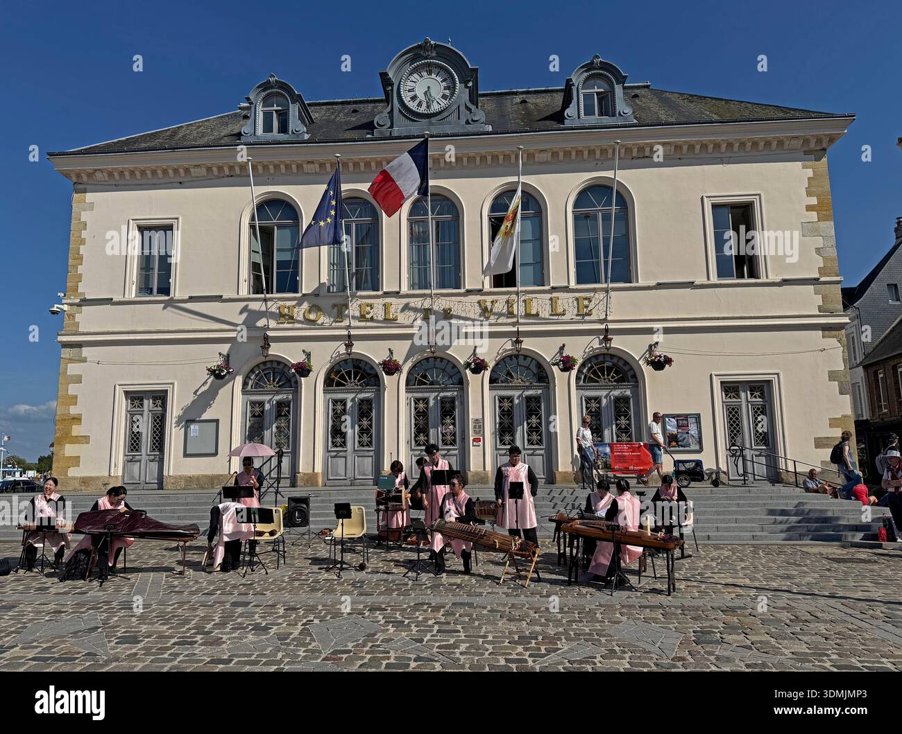 Honfleur, Korea live festival, Calvados, Normandia, Francia, Europa Foto Stock