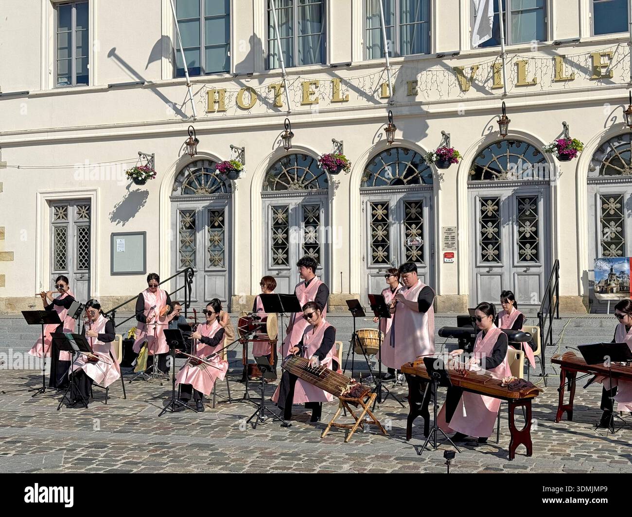 Honfleur, Korea live festival, Calvados, Normandia, Francia, Europa Foto Stock