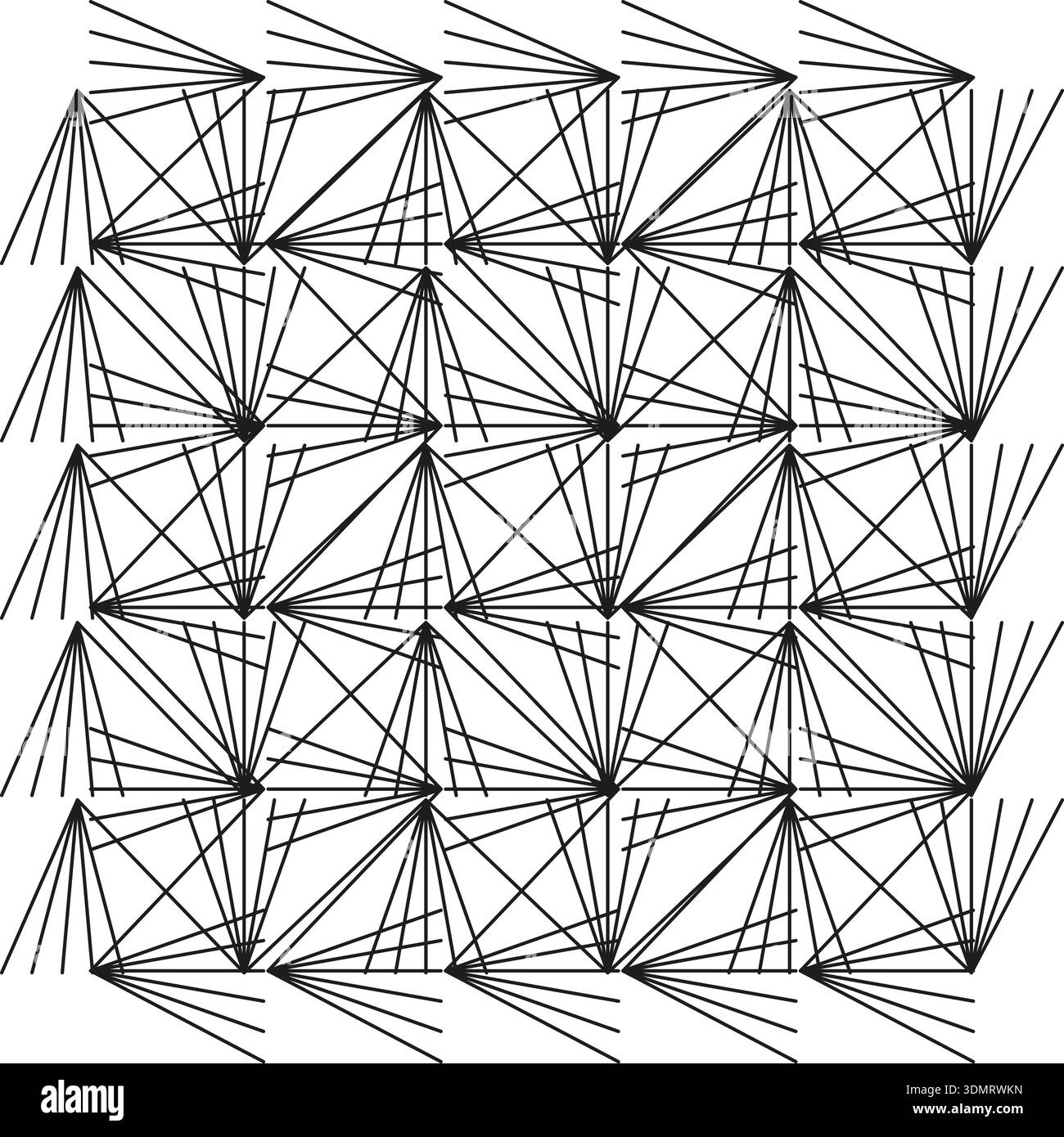 Motivi monocromatici professionali. Sofisticato vettore geometrico. Dieci dieci simboli. Illustrazioni ripetute simmetriche. EPS 10. Illustrazione Vettoriale