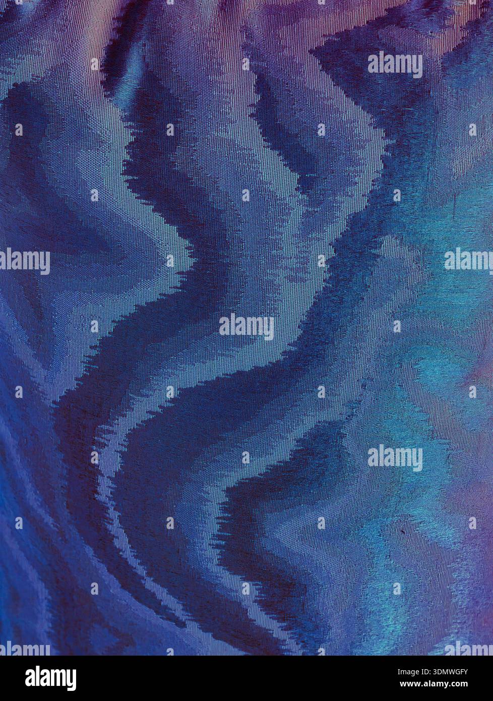 Blu Turchese texture astratta foto verticale motivo organico carta da parati arte contemporanea ad alta risoluzione Fotografia di sfondo Foto Stock