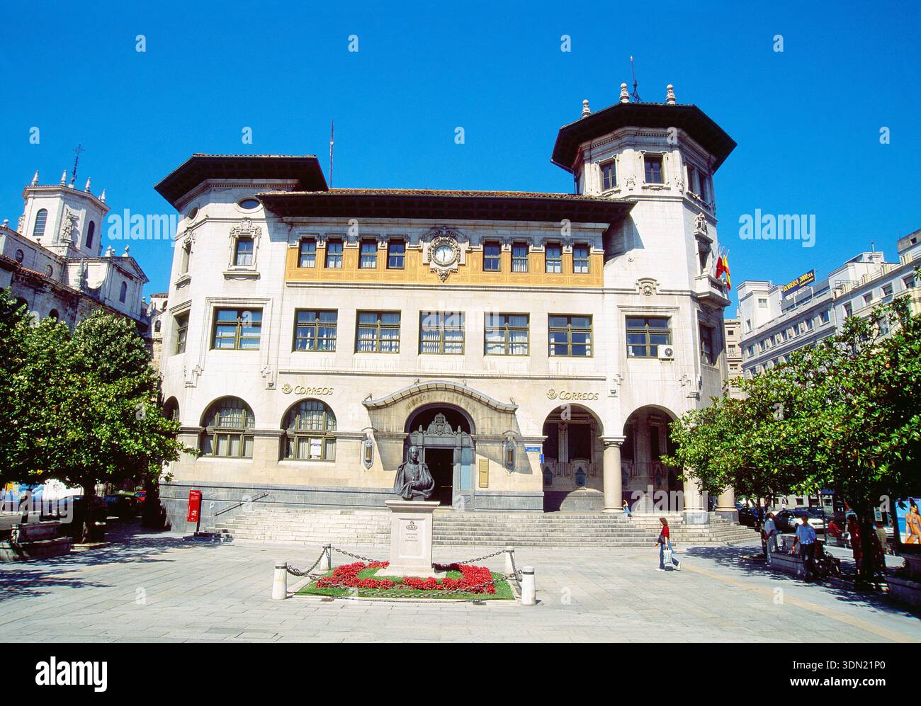 Edificio Correos. Santander, Cantabria, Spagna. Foto Stock
