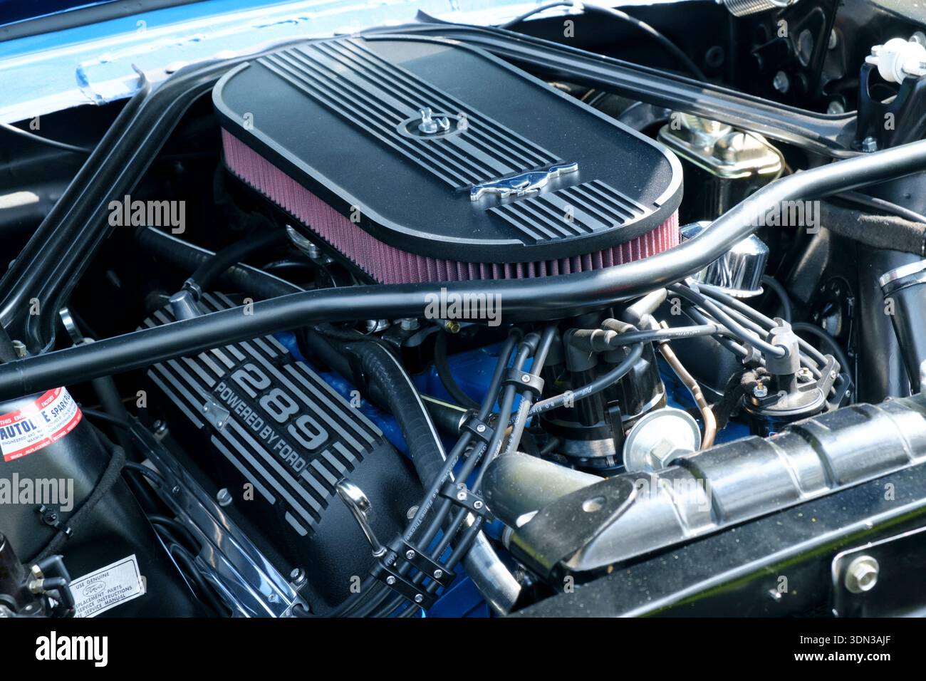 Ford Mustang motore Foto Stock