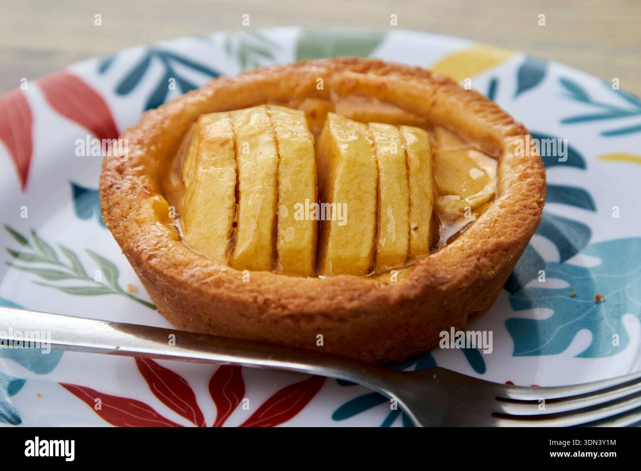 piccola torta di mele tarta de manzana individuale san isidro tenerife isole canarie spagna Foto Stock