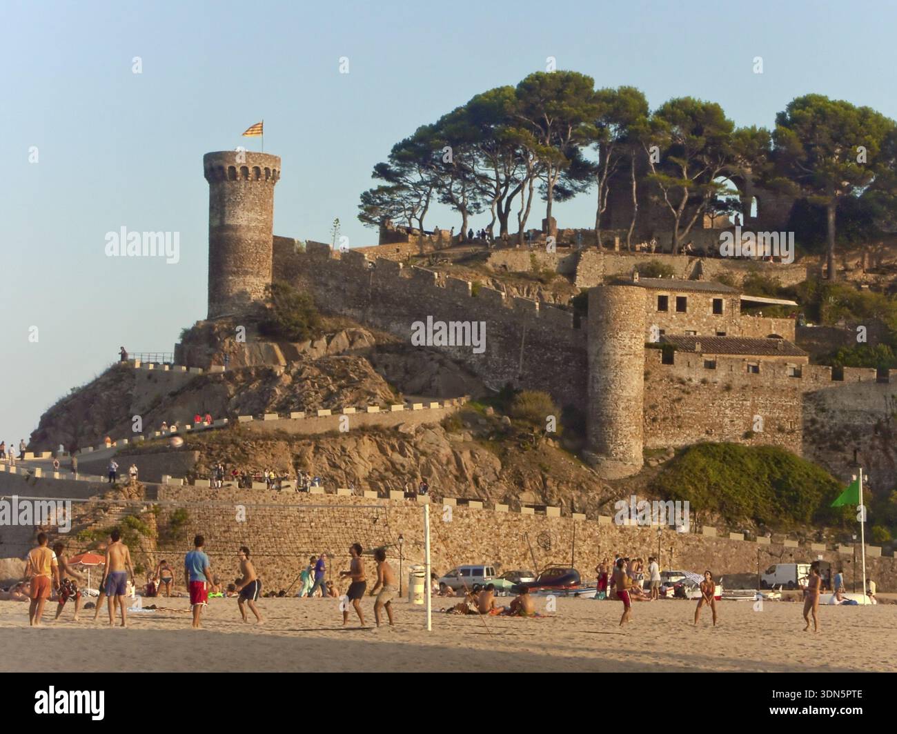 Spagna Tossa De Mar Beach Games, Spagna Foto Stock