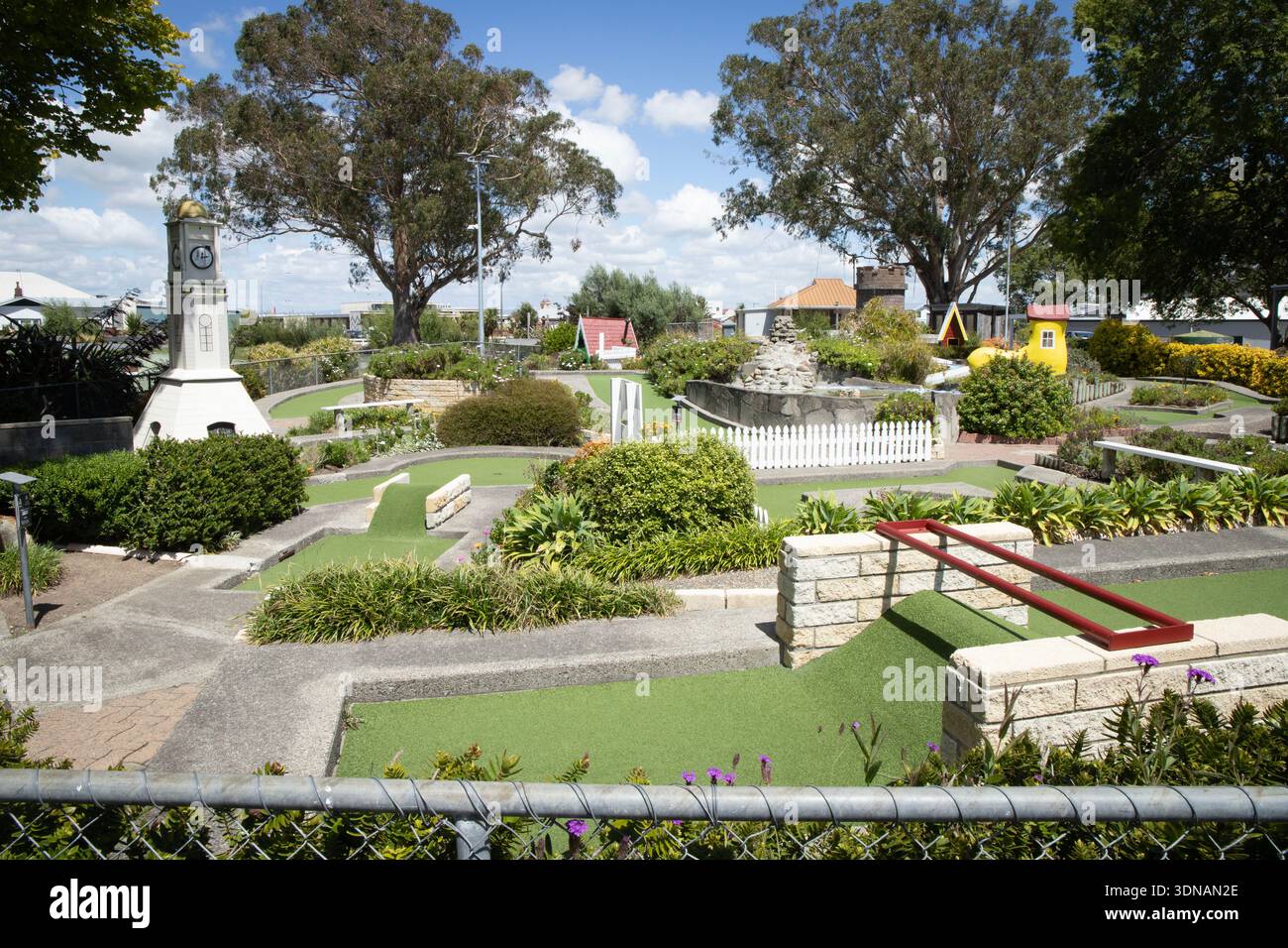 Minigolf Feilding Lions Foto Stock