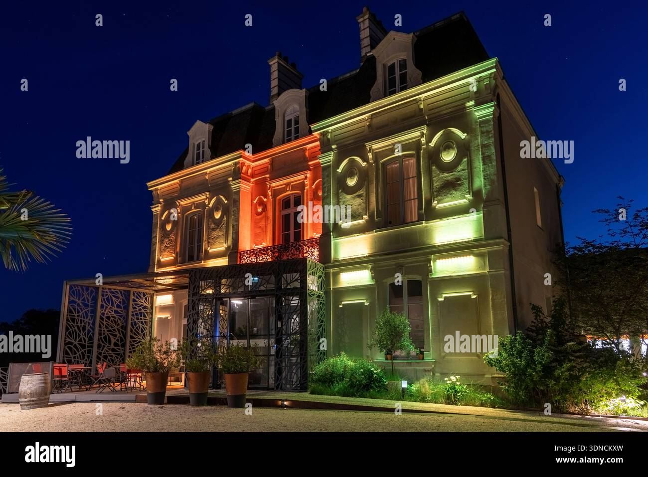 Francia, Maine e Loira, Les Ponts de CE, ristorante Les trois lieux Foto Stock