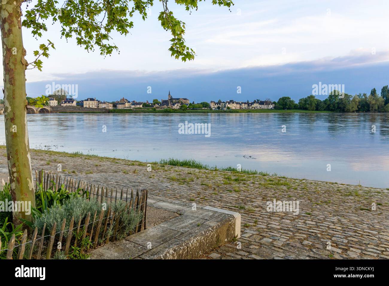 Francia, Maine e Loira, Les Ponts de CE, ristorante Les trois lieux Foto Stock