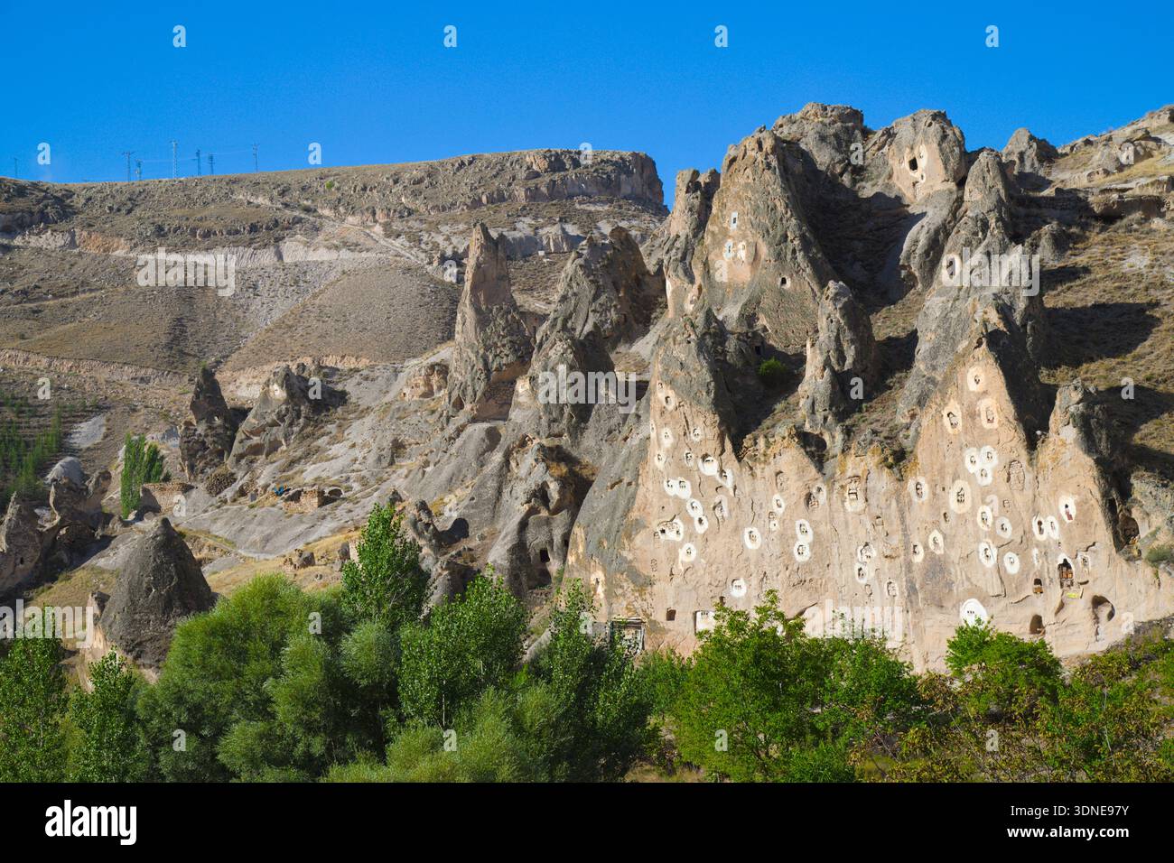 Viaggi, Cappadocia, Asia, paesaggio, paesaggio, Turchia, valle di Soganli, Turkiye Foto Stock