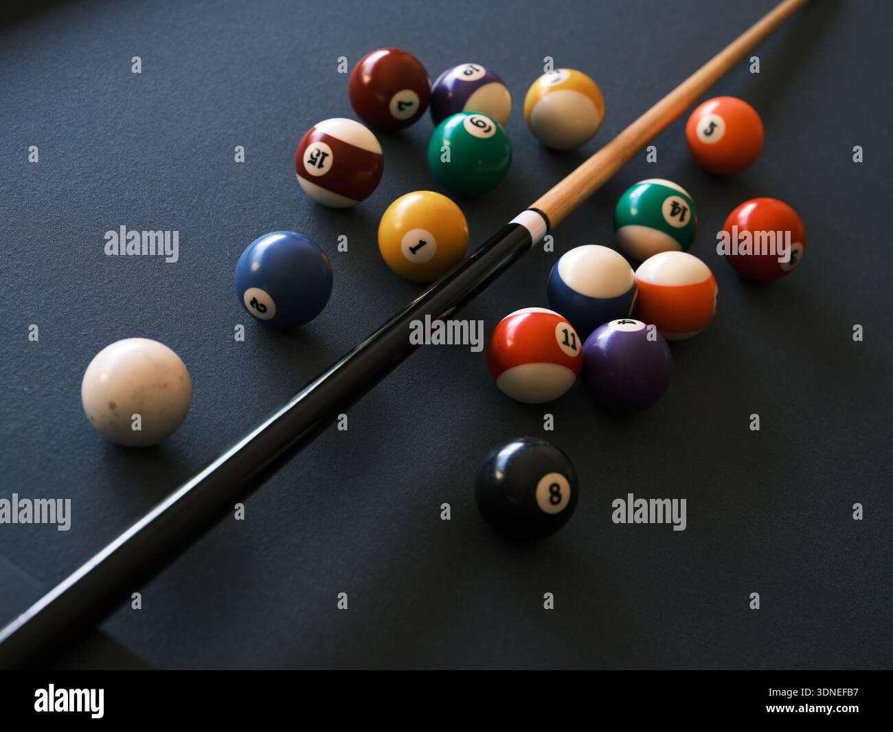 Des boules de Billard américain Foto Stock