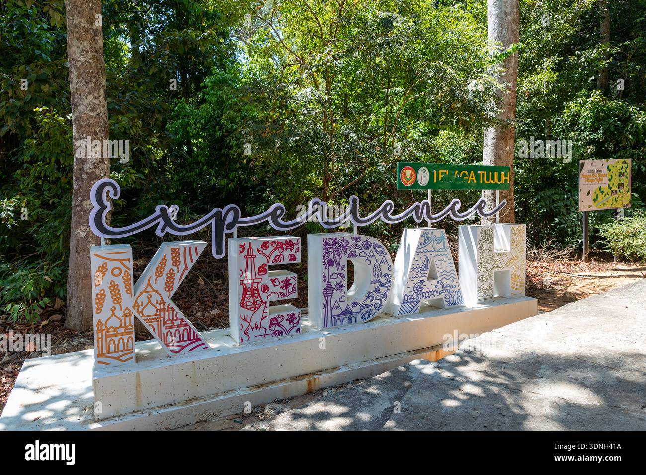 Scopri Kedah Sign in Malesia Foto Stock