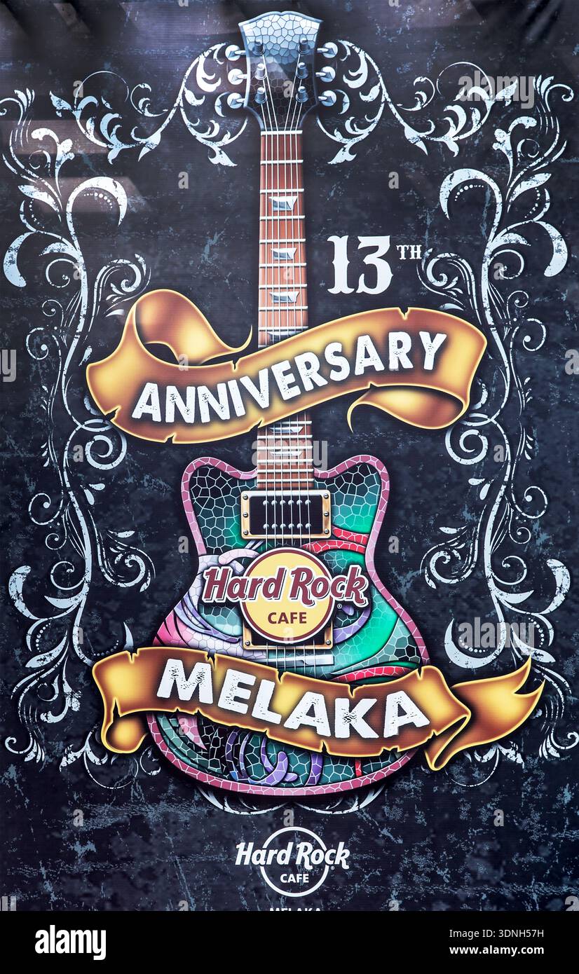L'Hard Rock Cafe Malacca Malesia Foto Stock