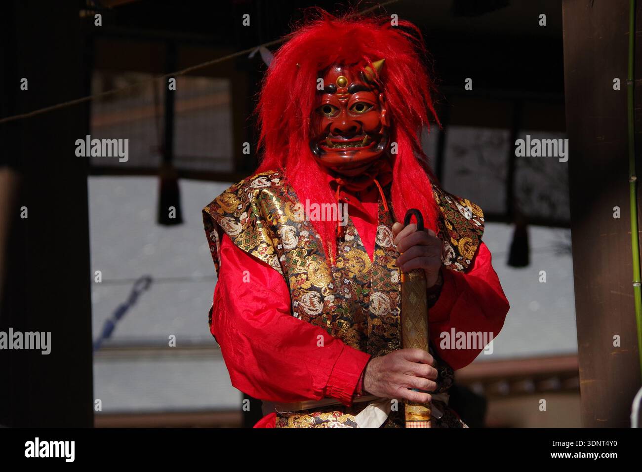 Festa di Setsubun, Omiya, Saitama, Giappone Foto Stock