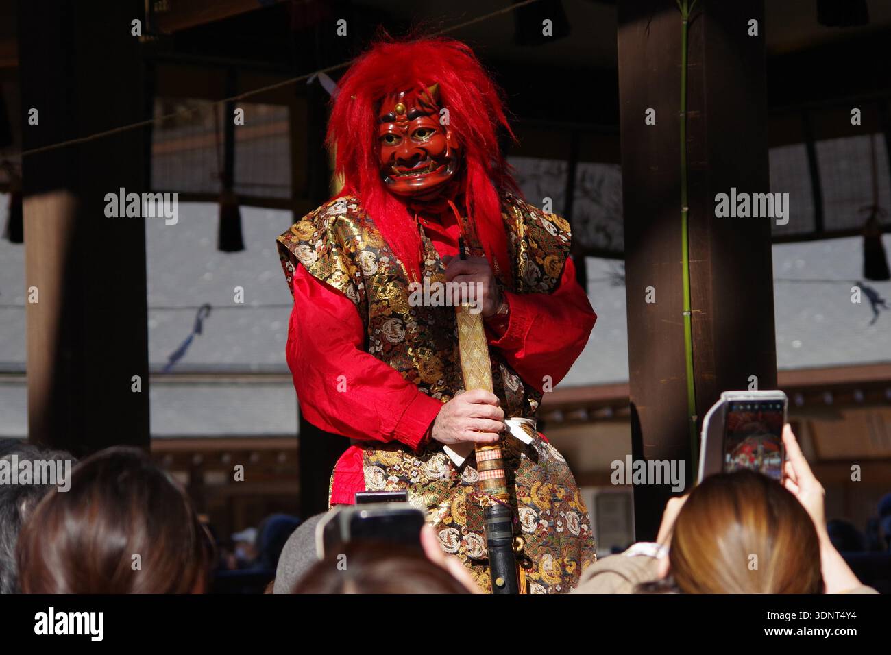 Festa di Setsubun, Omiya, Saitama, Giappone Foto Stock