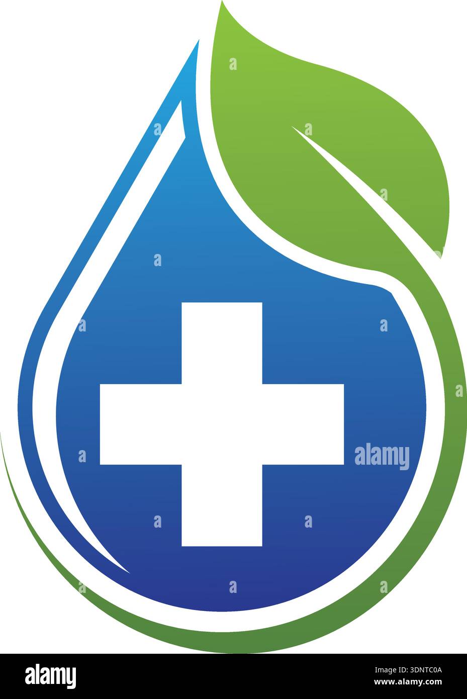 Design dell'icona del modello del logo Health Illustrazione Vettoriale