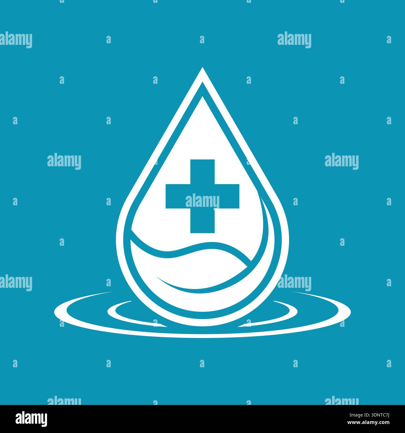 Design dell'icona del modello del logo Health Illustrazione Vettoriale