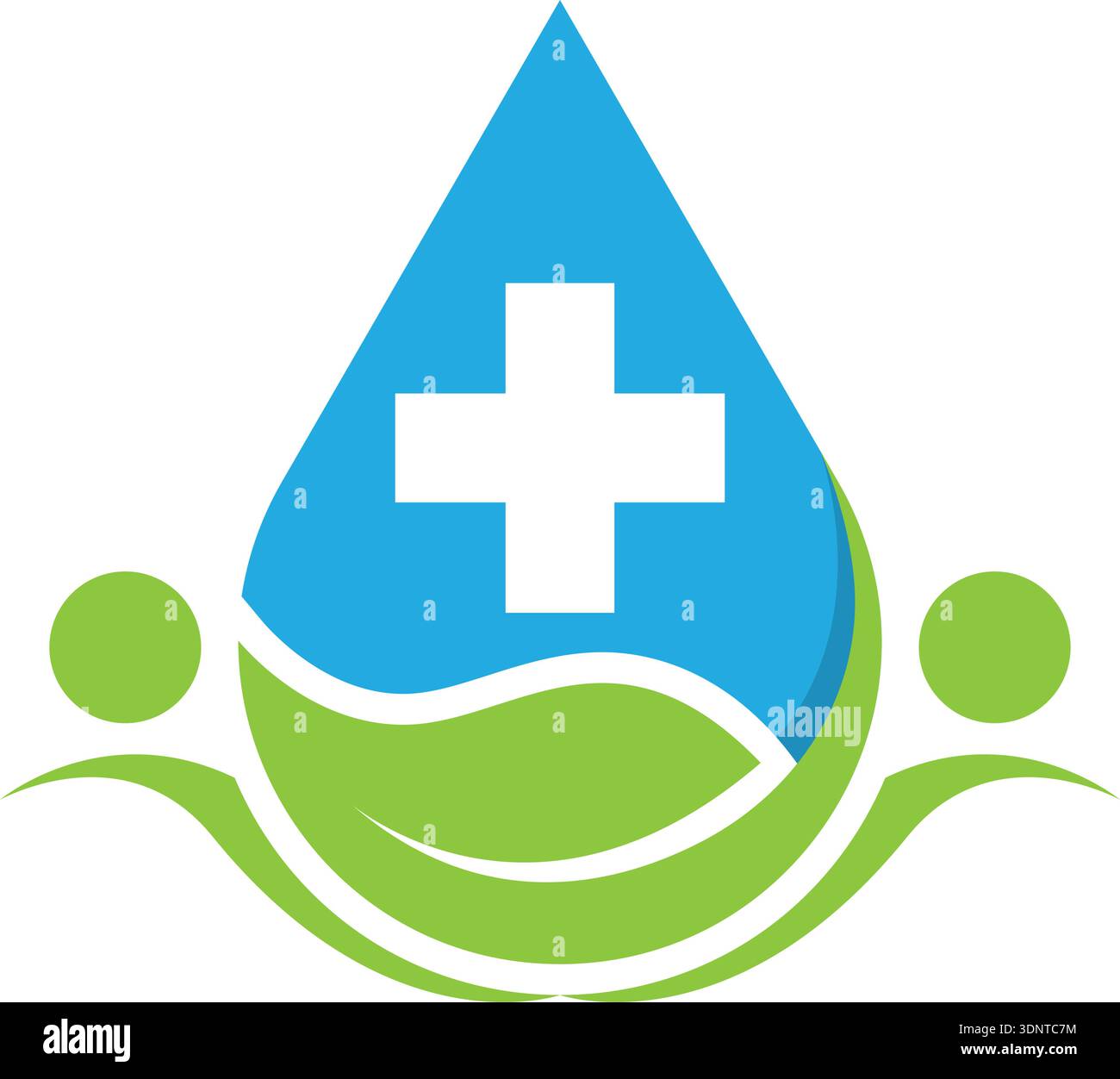 Design dell'icona del modello del logo Health Illustrazione Vettoriale