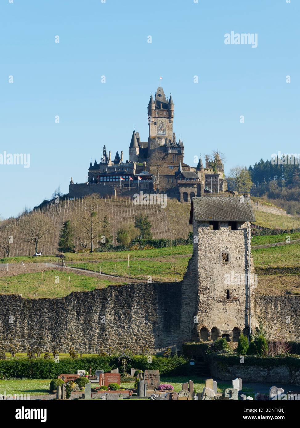 Reichsburg, Cochem, Germania Foto Stock
