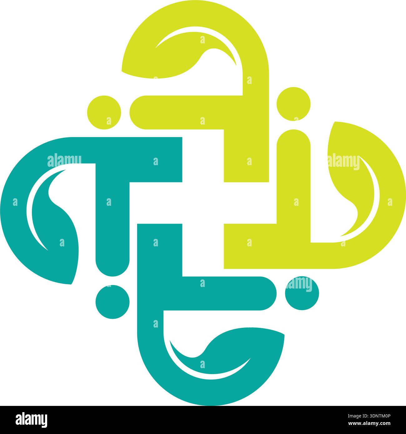 Design dell'icona vettoriale del logo salute Illustrazione Vettoriale
