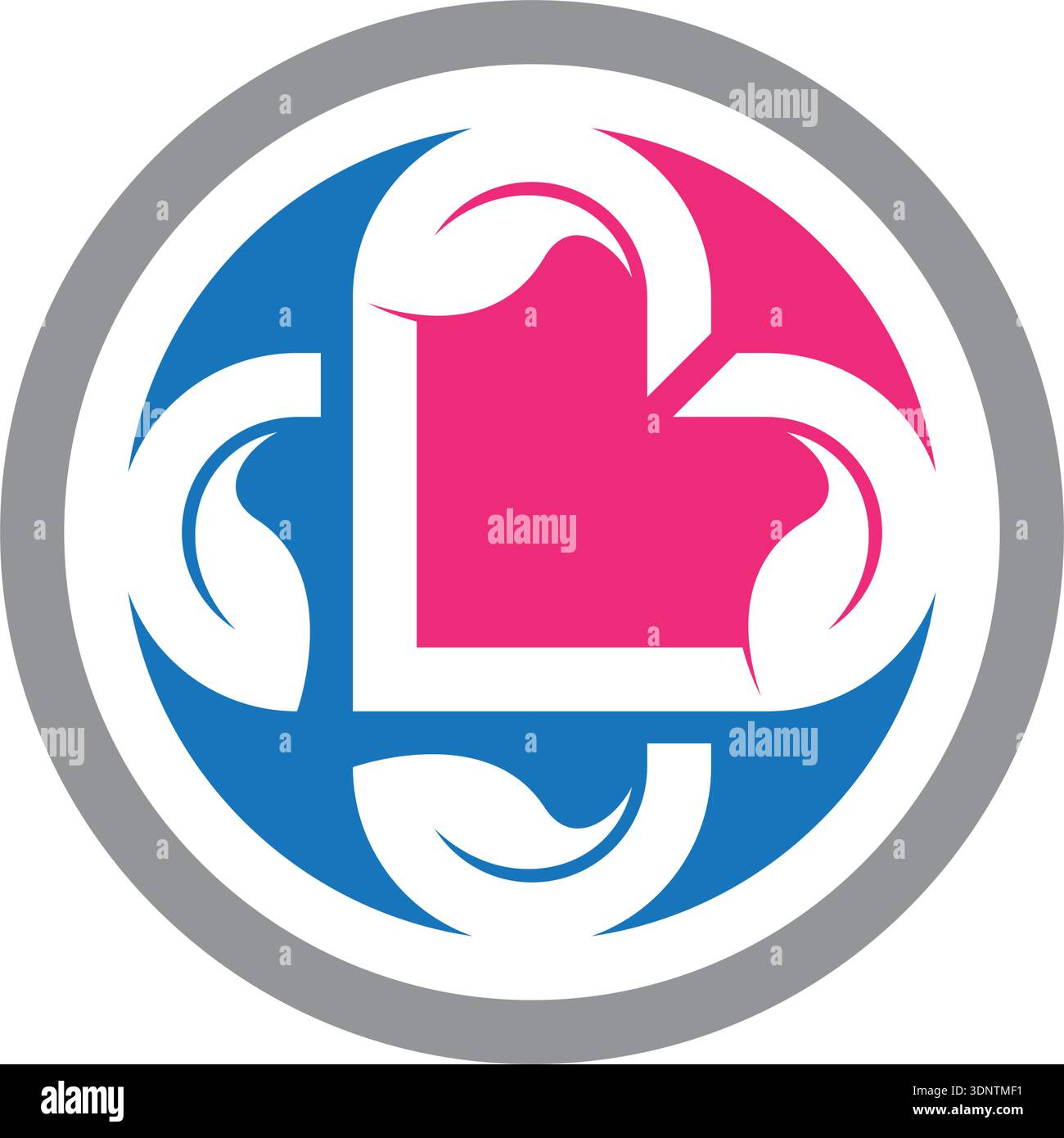 Design dell'icona vettoriale del logo salute Illustrazione Vettoriale