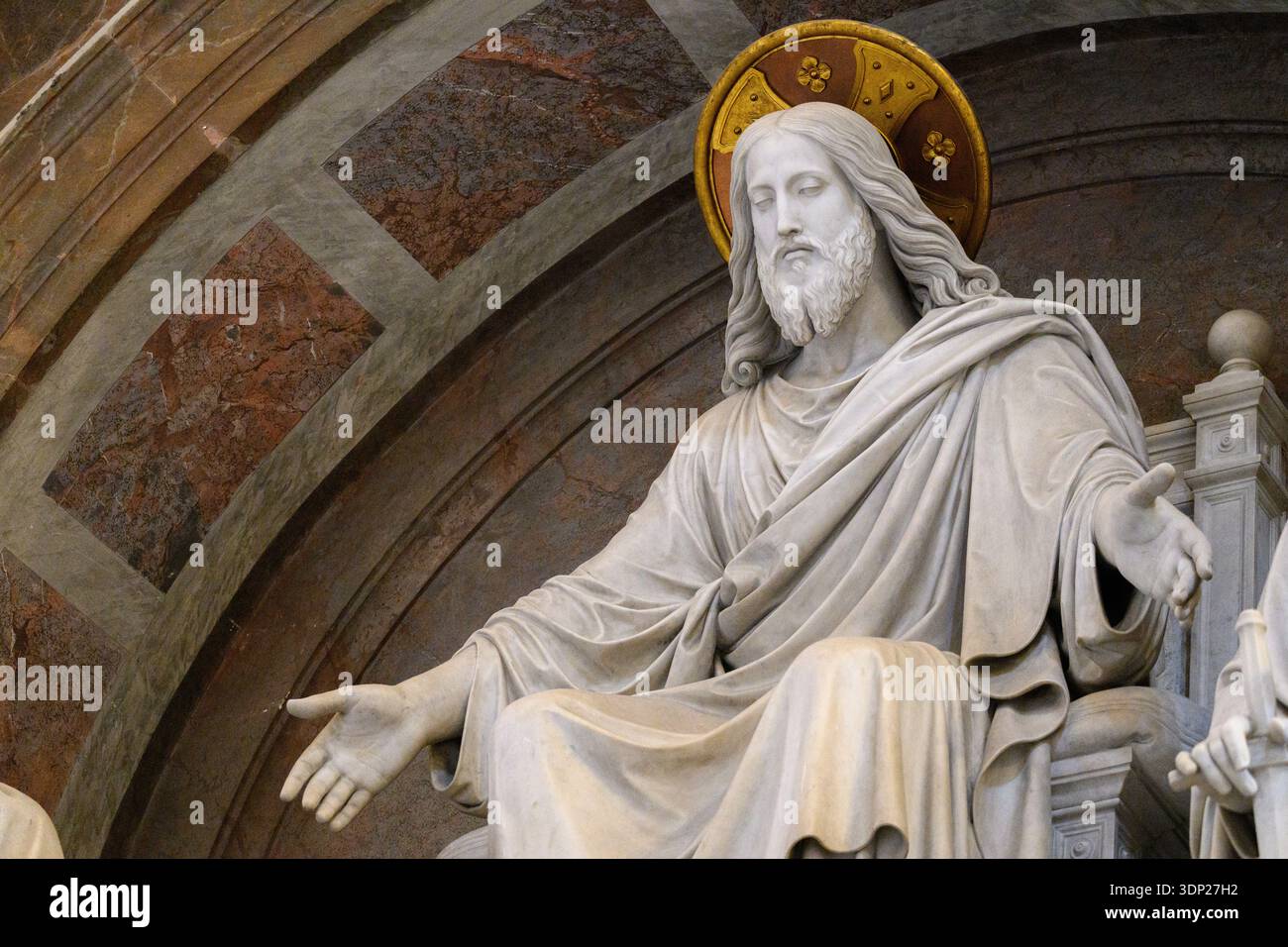 YWHL Statua Di Gesù Buon Pastore Con Agnelli In Cristallo 3D Inciso Laser – Base LED Colorata, Regalo Religioso - 5