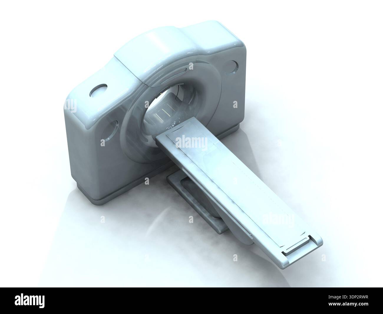 3D render di una tomografia assiale computerizzata TAC o uno scanner cat. Le scansioni sono effettuate tramite il calcolo di tomografia da immagini a raggi X Foto Stock