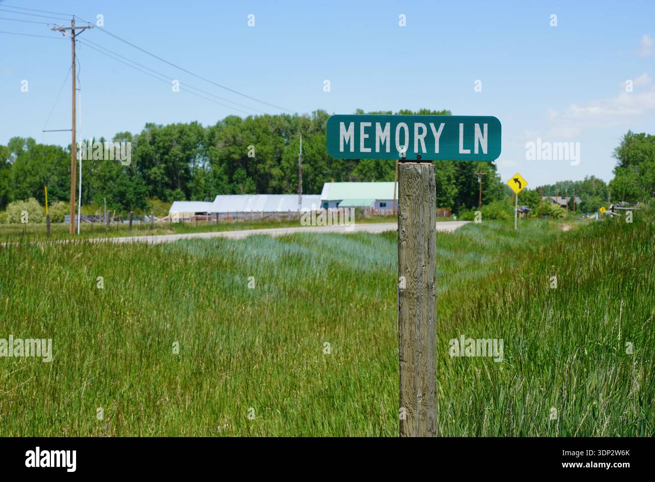 Un viaggio lungo la corsia della memoria Foto Stock