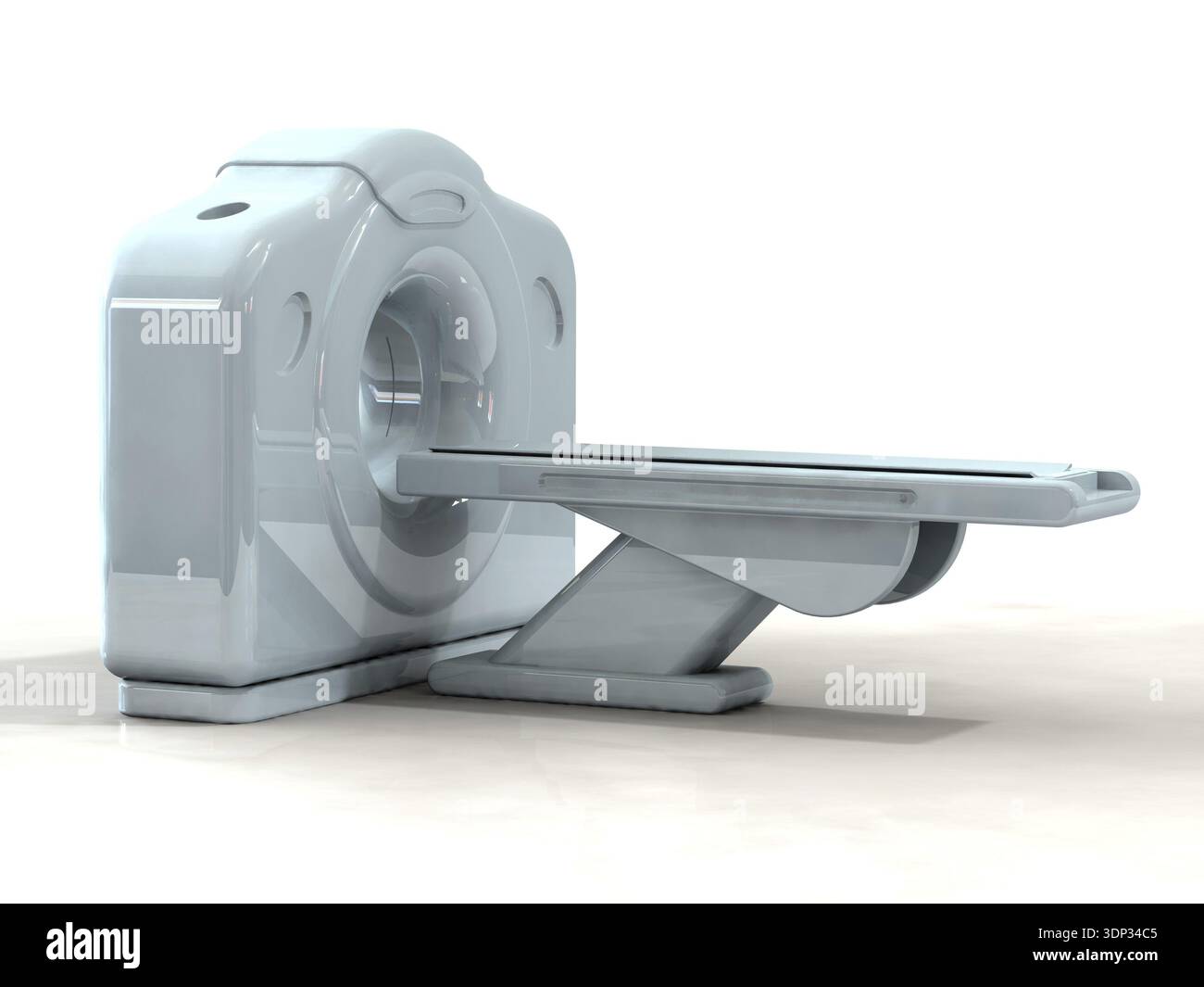 3D render di una tomografia assiale computerizzata TAC o uno scanner cat. Le scansioni sono effettuate tramite il calcolo di tomografia da immagini a raggi X Foto Stock
