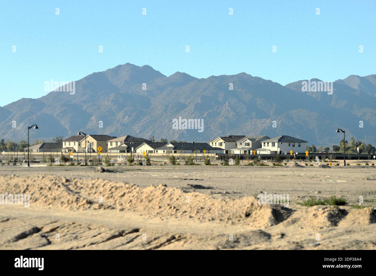 Nuovo sviluppo immobiliare a Maricopa in Arizona Foto Stock