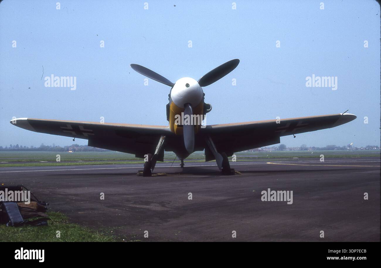 EX LUFTWAFFE MESSERSCHMITT Bf-109g RESTAURATO (me-109G) Foto Stock