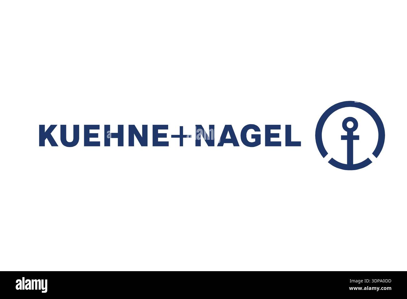 Logo aziendale, logo, ci, identità aziendale, illustrazione, grafica, società, società, Kuehne e Nagel, società di logistica, trasporto marittimo e aereo Foto Stock