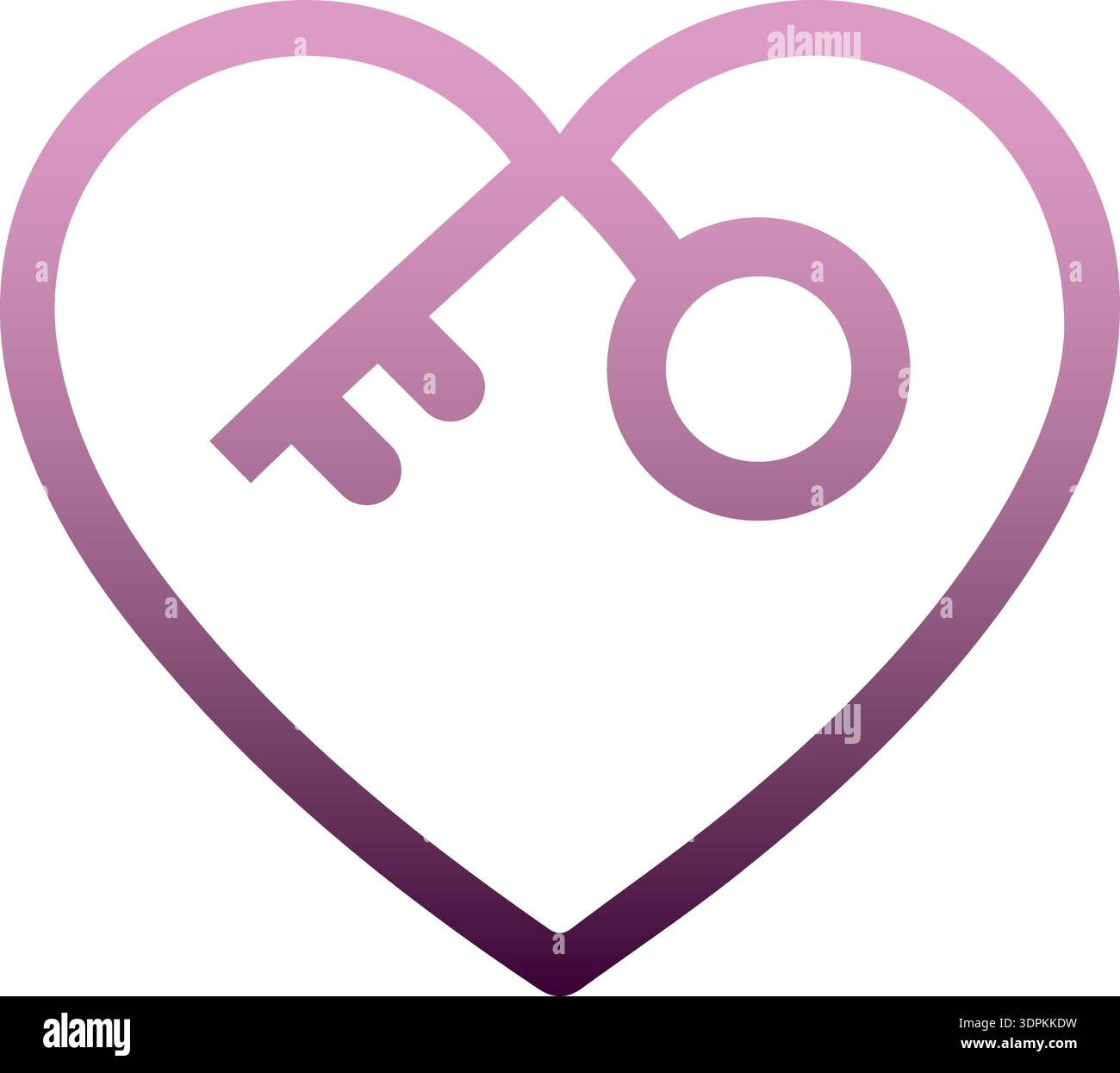 Logo tecnologia circuito design icona Vector Pro Vector Love Key logo design Illustrazione Vettoriale