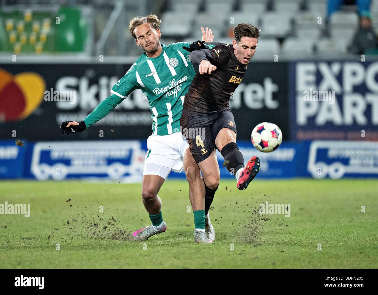 Viborg, Danimarca. 15 febbraio 2026. Luis Binks di Broendby nel match di Super League tra Viborg FF e Broendby IF all'Energi Viborg Arena, domenica 15 febbraio 2026. (Foto: Henning Bagger /Ritzau Scanpix) credito: Ritzau/Alamy Live News Foto Stock