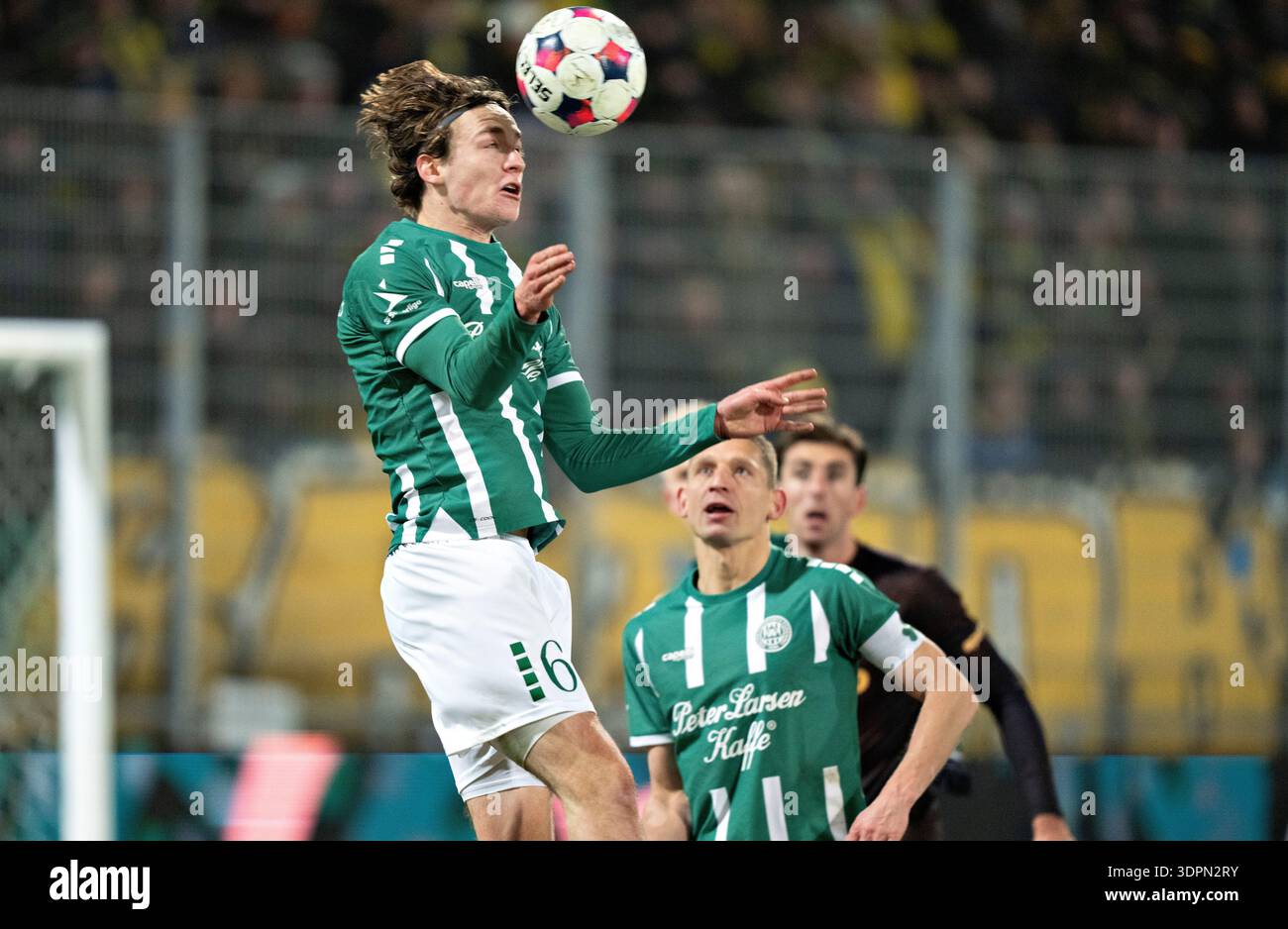 Viborg, Danimarca. 15 febbraio 2026. Mads Soendergaard di Viborg nel match di super League tra Viborg FF e Broendby IF all'Energi Viborg Arena, domenica 15 febbraio 2026. (Foto: Henning Bagger /Ritzau Scanpix) credito: Ritzau/Alamy Live News Foto Stock