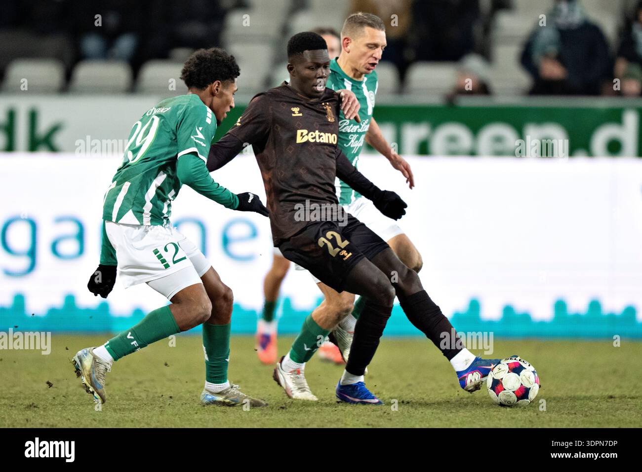 Viborg, Danimarca. 15 febbraio 2026. Broendby's Ousmane Sow nel match di Super League tra Viborg FF e Broendby IF all'Energi Viborg Arena, domenica 15 febbraio 2026. (Foto: Henning Bagger /Ritzau Scanpix) credito: Ritzau/Alamy Live News Foto Stock