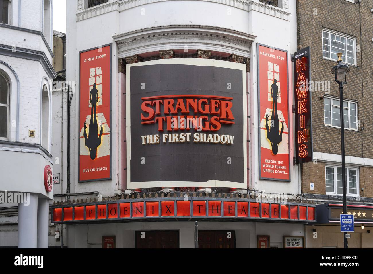 Londra, Regno Unito. 29 gennaio 2025. Produzione teatrale di Stranger Things: The First Shadow Live al Phoenix Theatre, Charing Cross Road, Camden, Londra Foto Stock