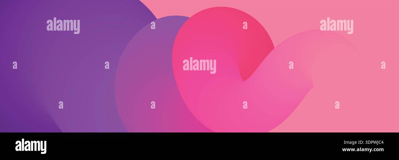 Sfondo colorato sfumato. Modello di sfondo di colore liquido rosa e viola Illustrazione Vettoriale