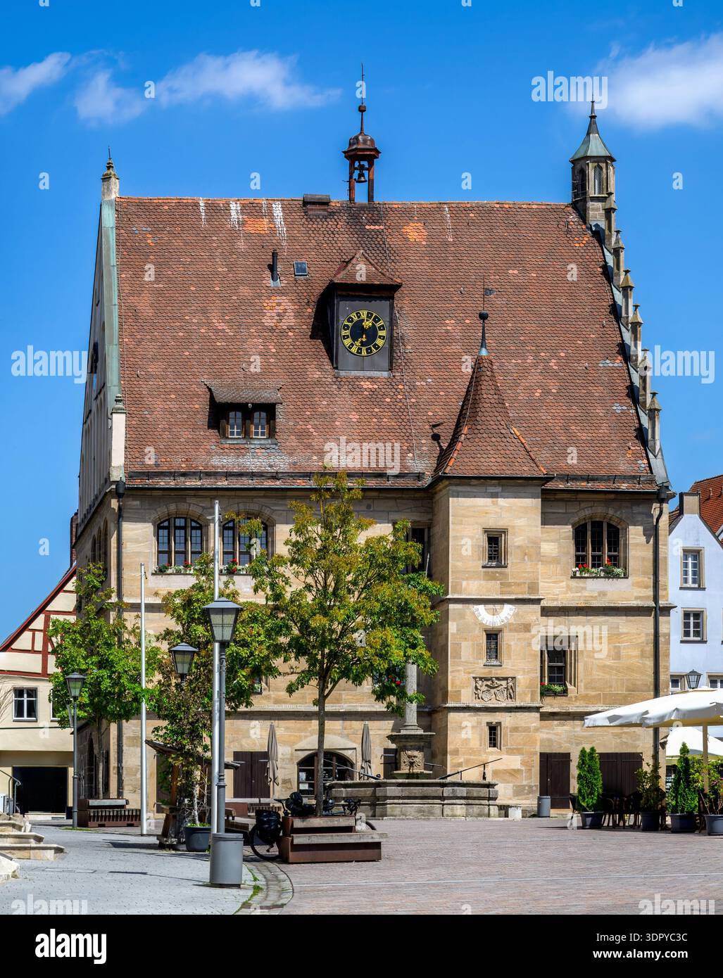 Municipio storico della città di Weissenburg (Franconia, Germania) Foto Stock