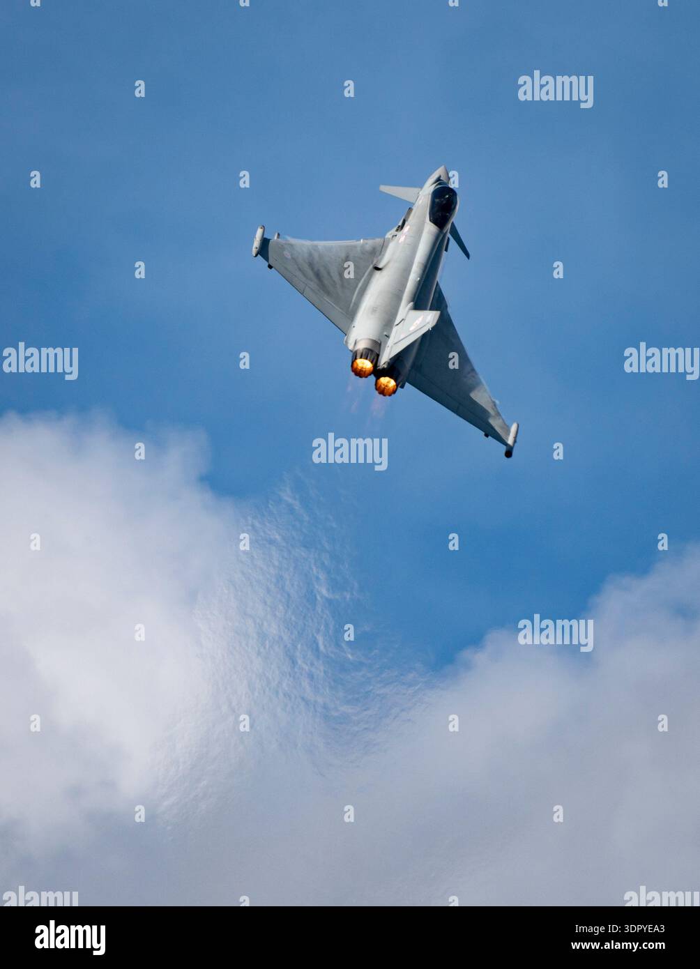 Cleethorpes, Lincolnshire, Regno Unito. 26 giugno 2022. Foto di Richard Holmes. Mostra del Royal Air Force Typhoon al Cleethorpes Armed Forces Day 2022. Foto Stock