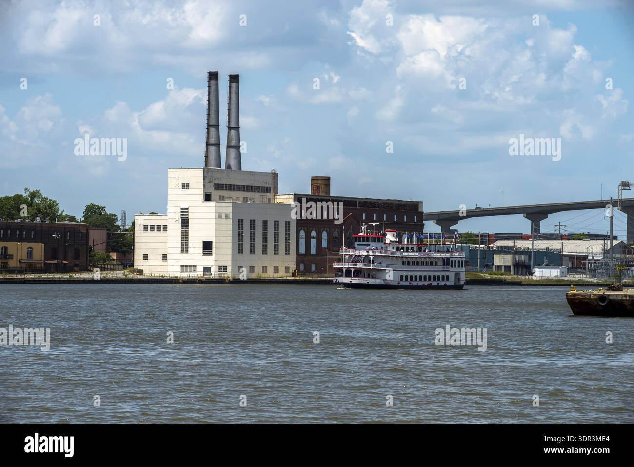 Savannah in Georgia USA skyline del centro Foto Stock