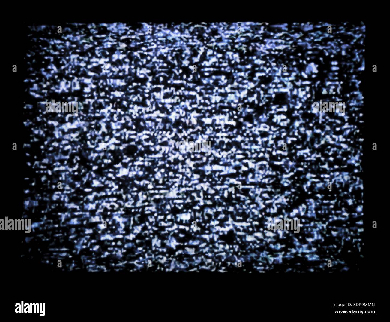 TV statica Foto Stock