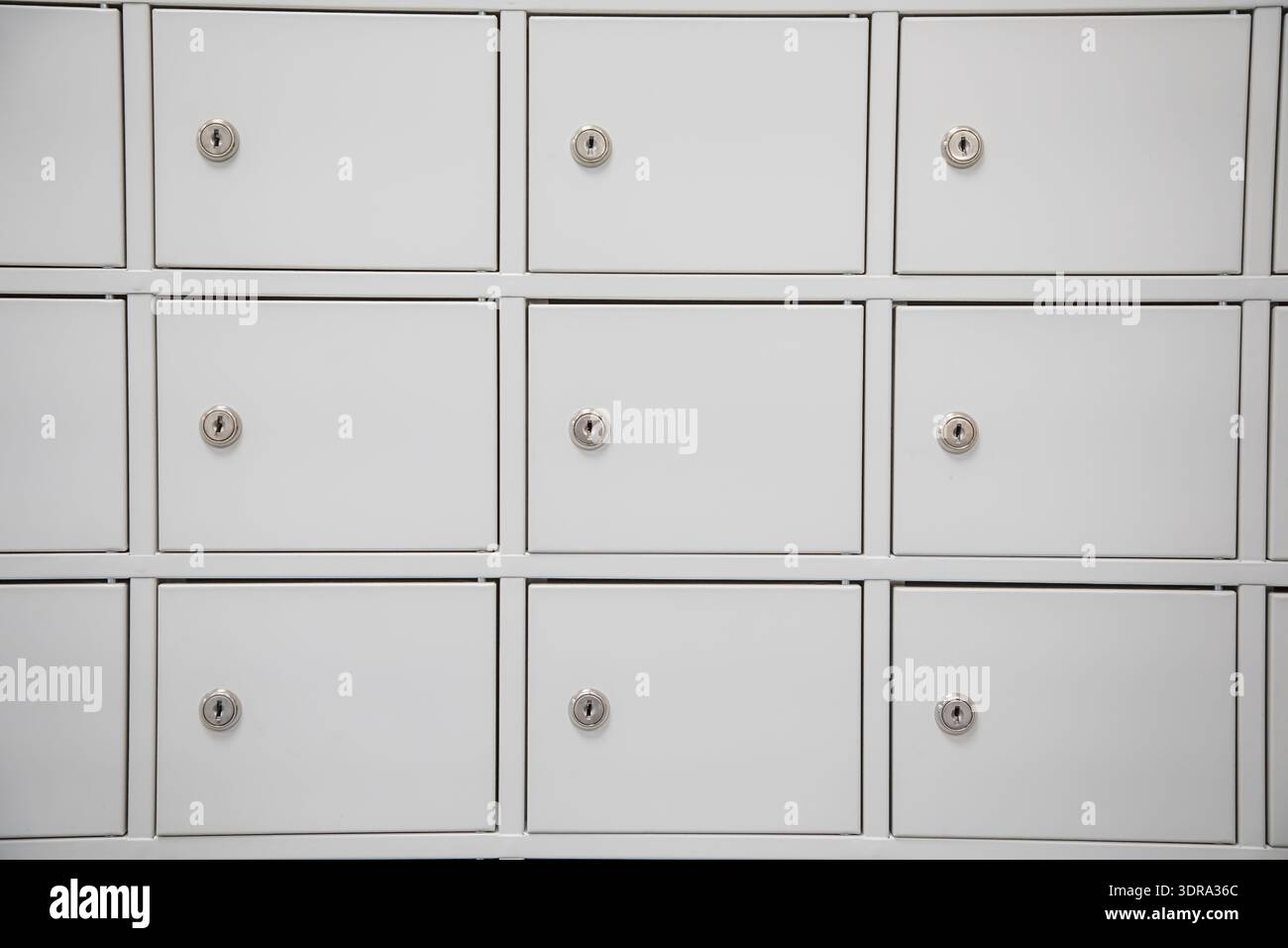Armadietti mobili armadietti. Foto Stock